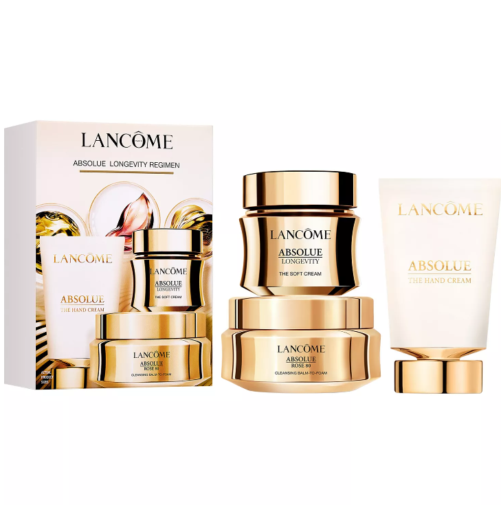 这套超值！Lancôme 菁纯抗老护肤三件套！送两件套+美妆礼包！