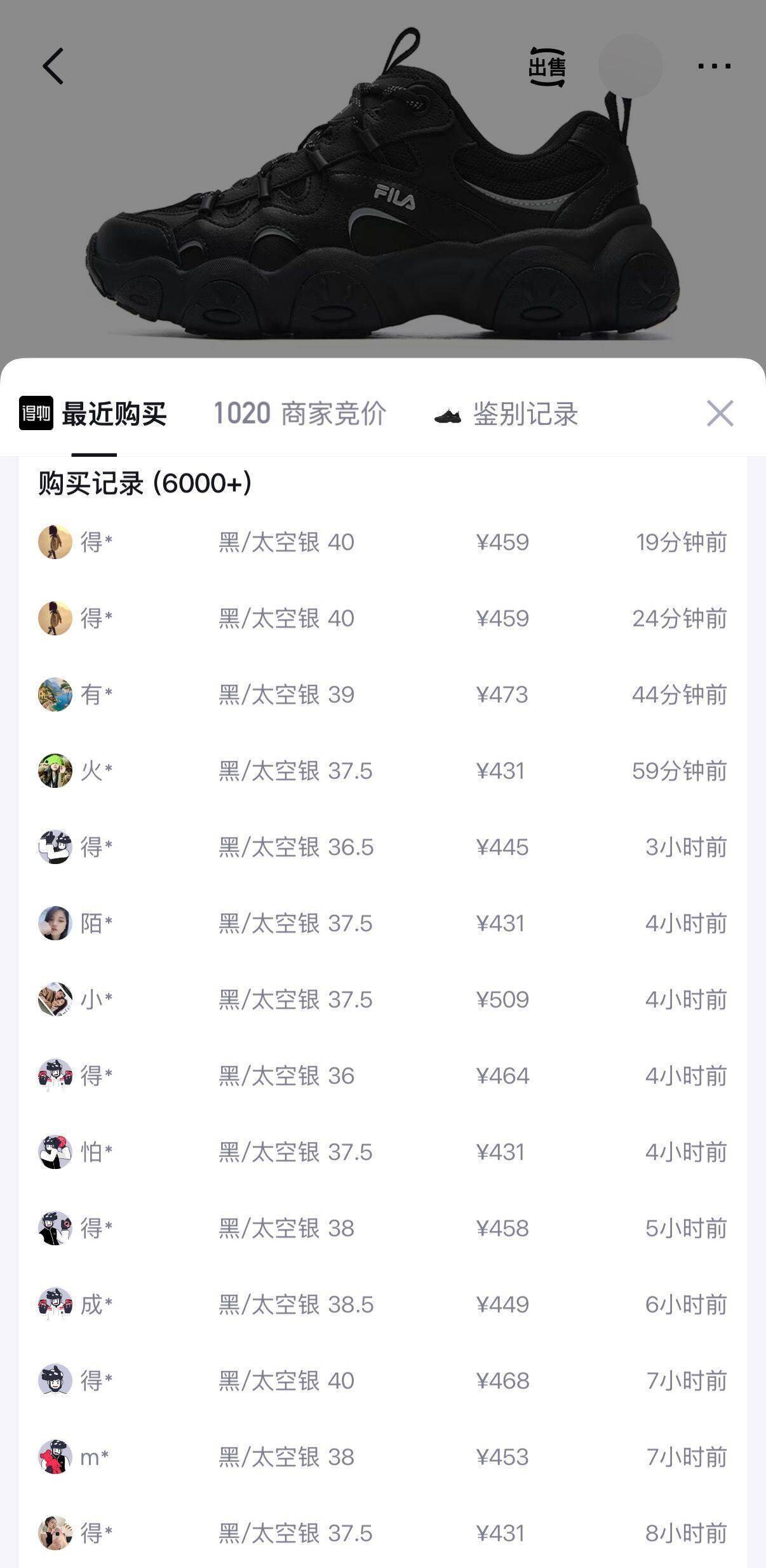 斐乐猫爪7鞋拍3件到手298元，得物价484元