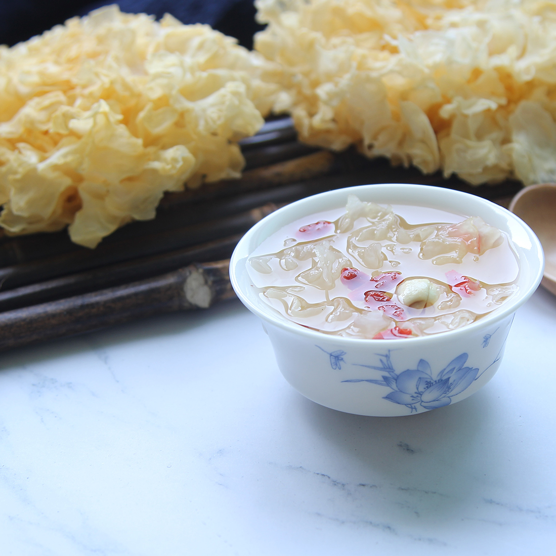 黄大国古田银耳冰糖红枣干货100g