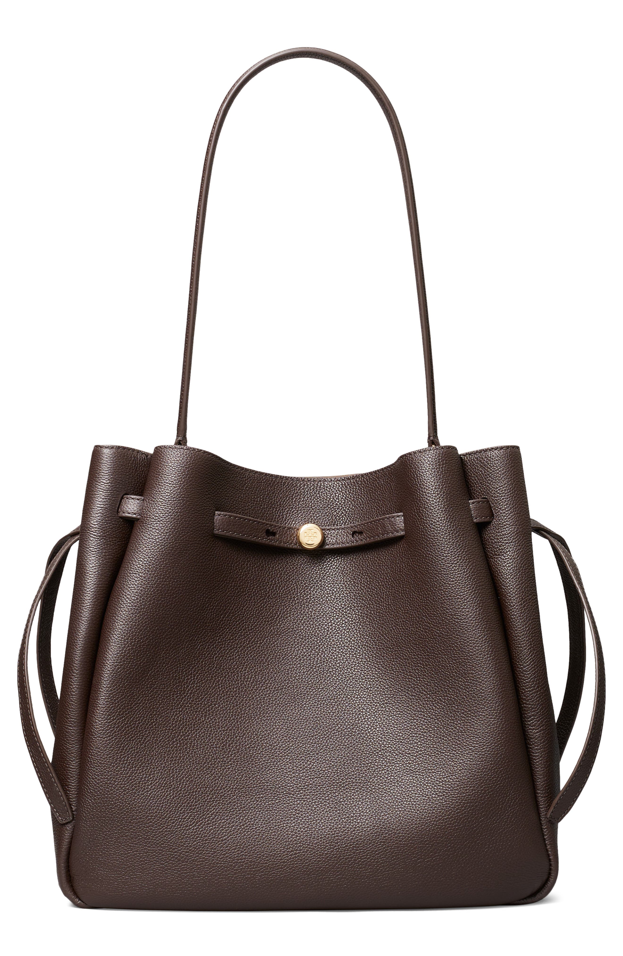 Tory Burch Large Romy Pebble Leather 汤丽柏琦水桶包