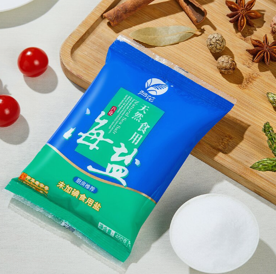 9.9元包邮！芦花牌天然海盐400g*6