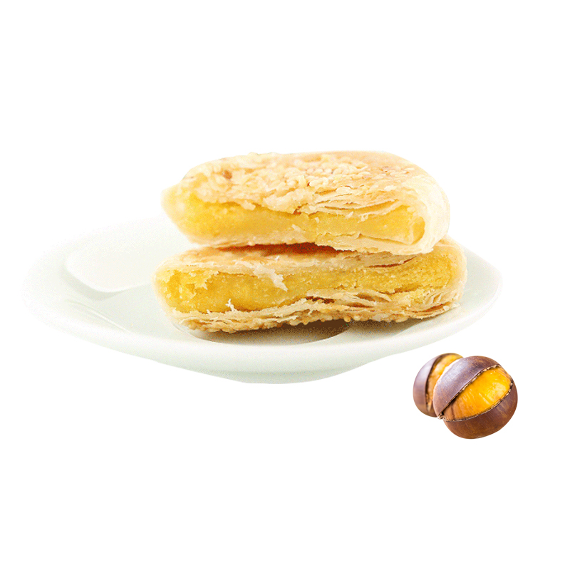 【拍4件】同栗家板栗饼4盒16枚