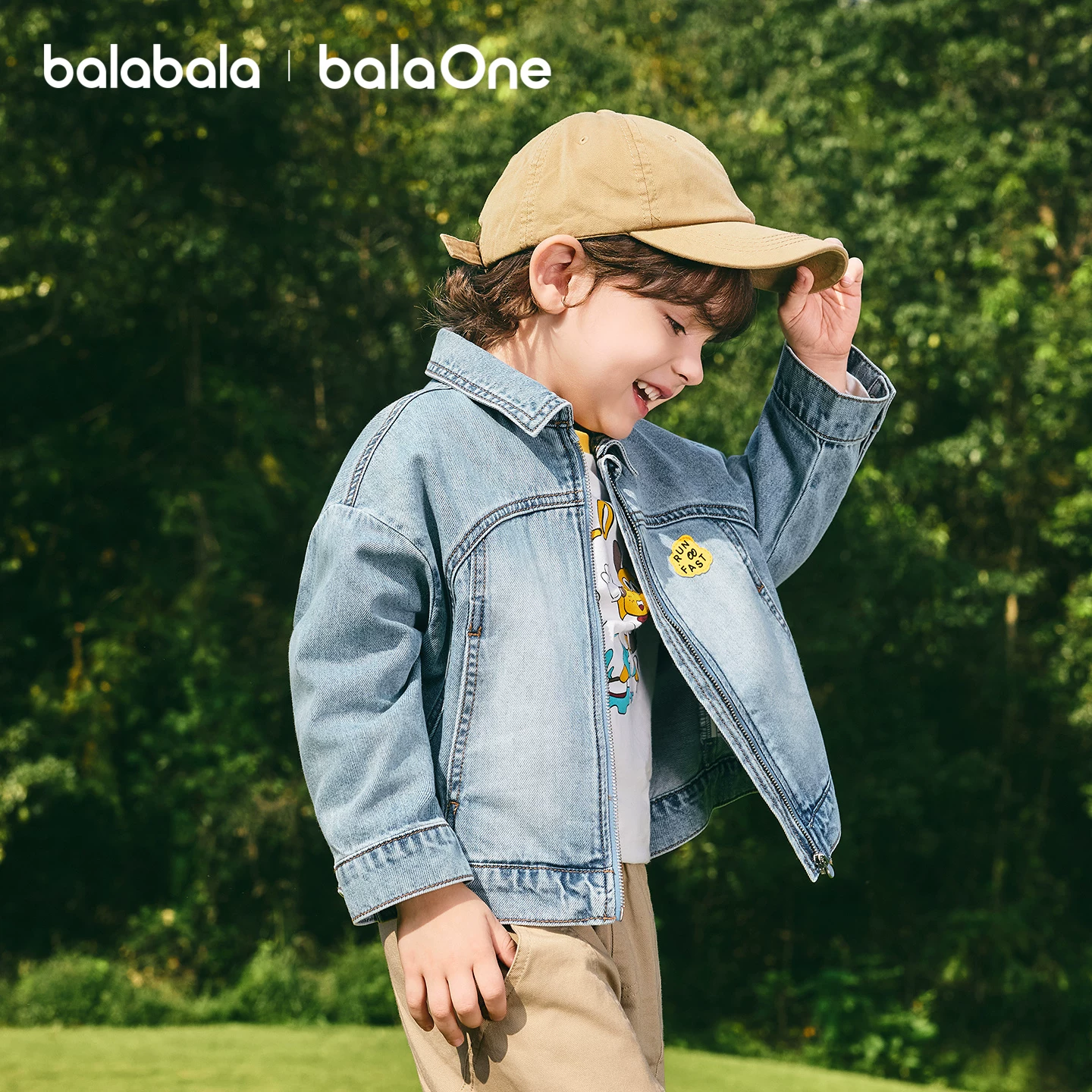 【巴拉巴拉】时髦潮流儿童牛仔上衣
