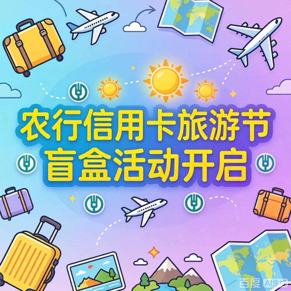 农行信用佧旅游节盲盒活动开启，抽刷卡面/积分