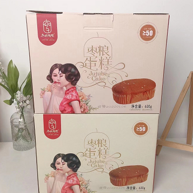 29.8元包邮！枣粮先生·蜂蜜红枣蛋糕1260g