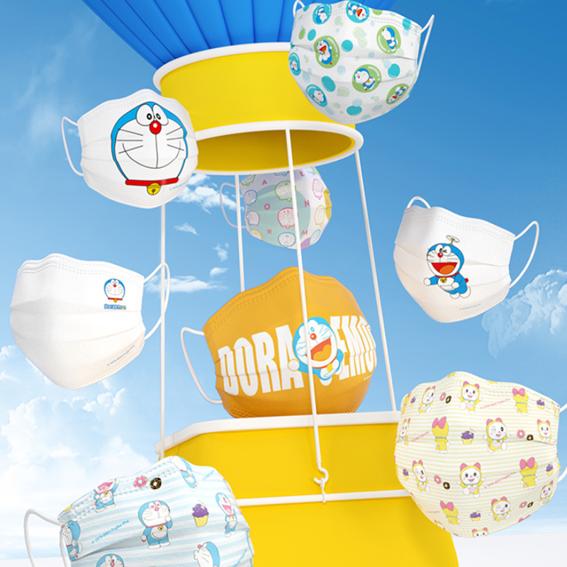 超亚哆啦A梦一次性医用外科口罩50片