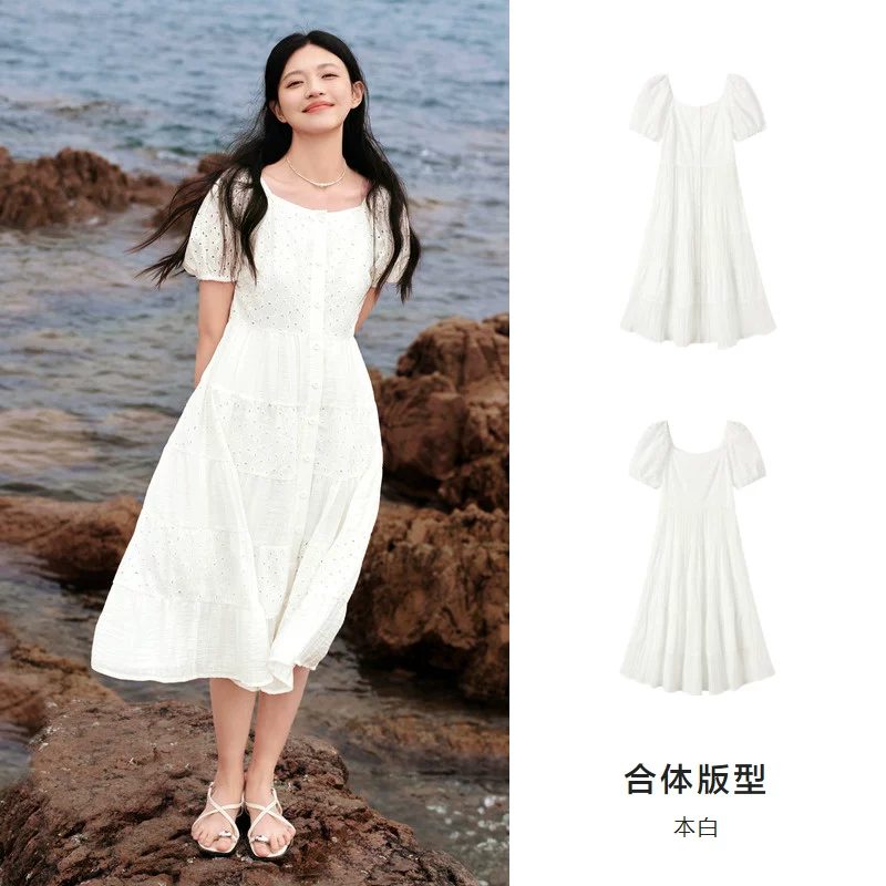 【连衣裙合辑】森马女夏季显白遮肉新款