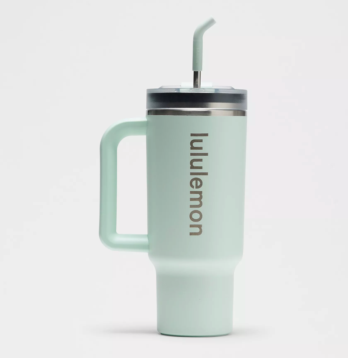 Lululemon热薄荷绿吸管杯折后39刀