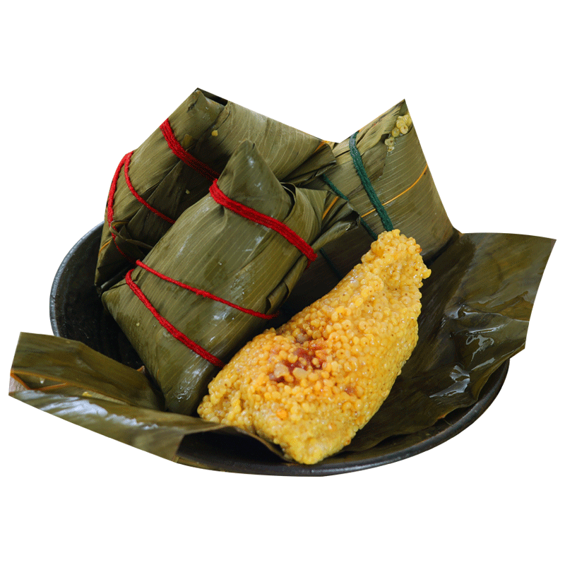 稳定签到【甄兮】大黄米蜜枣粽100g*2个