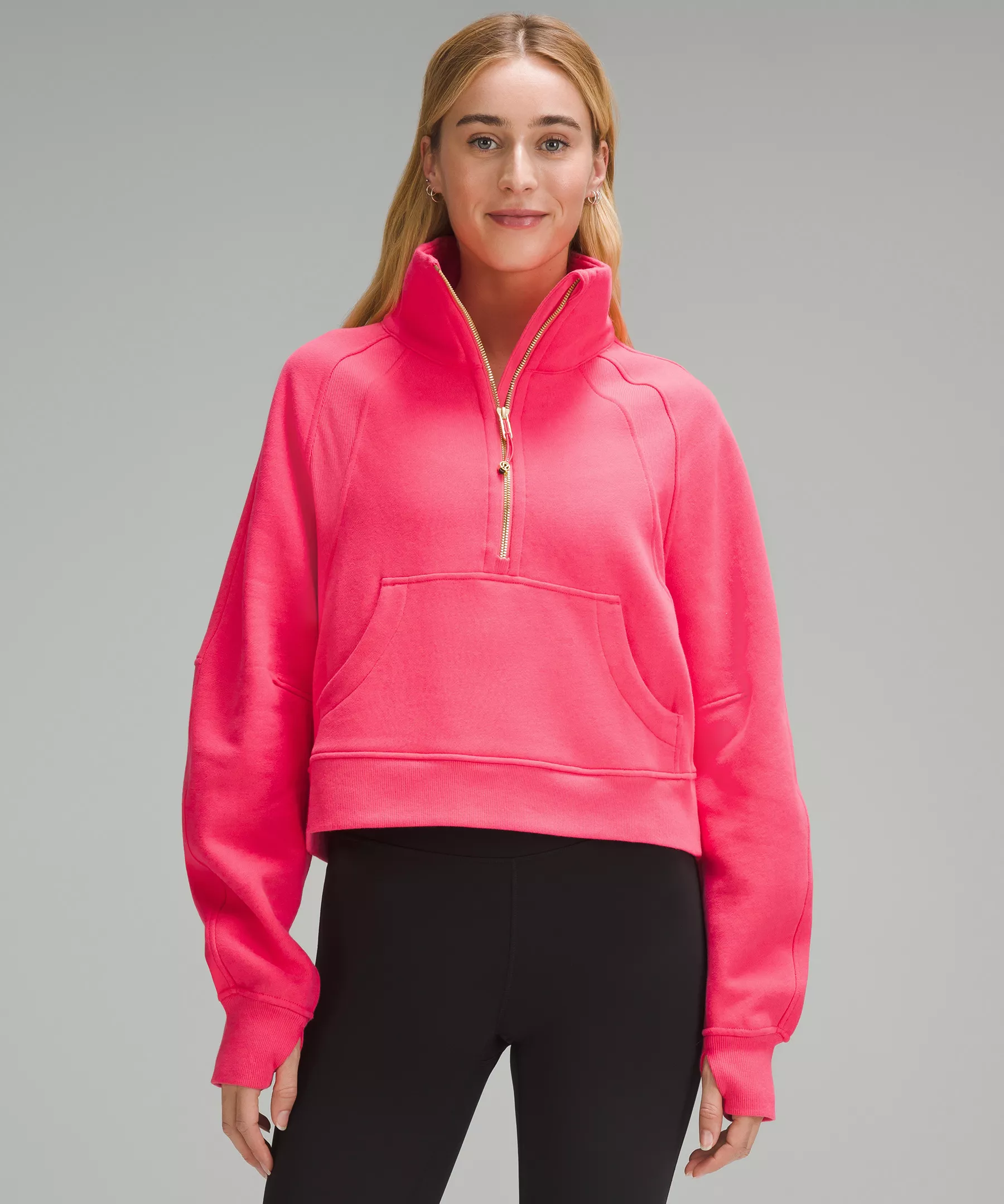 Lululemon Scuba Oversized Funnel-Neck Half Zip