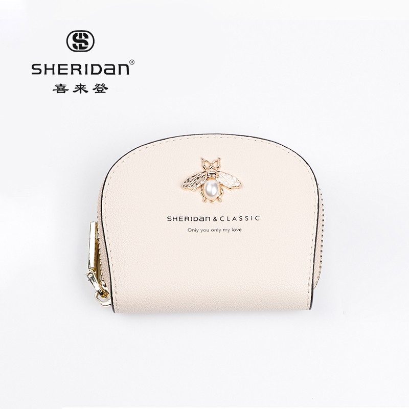 【漏洞35.4元！】Sheridan喜来登卡包女士 牛皮 小黄蜂卡片包