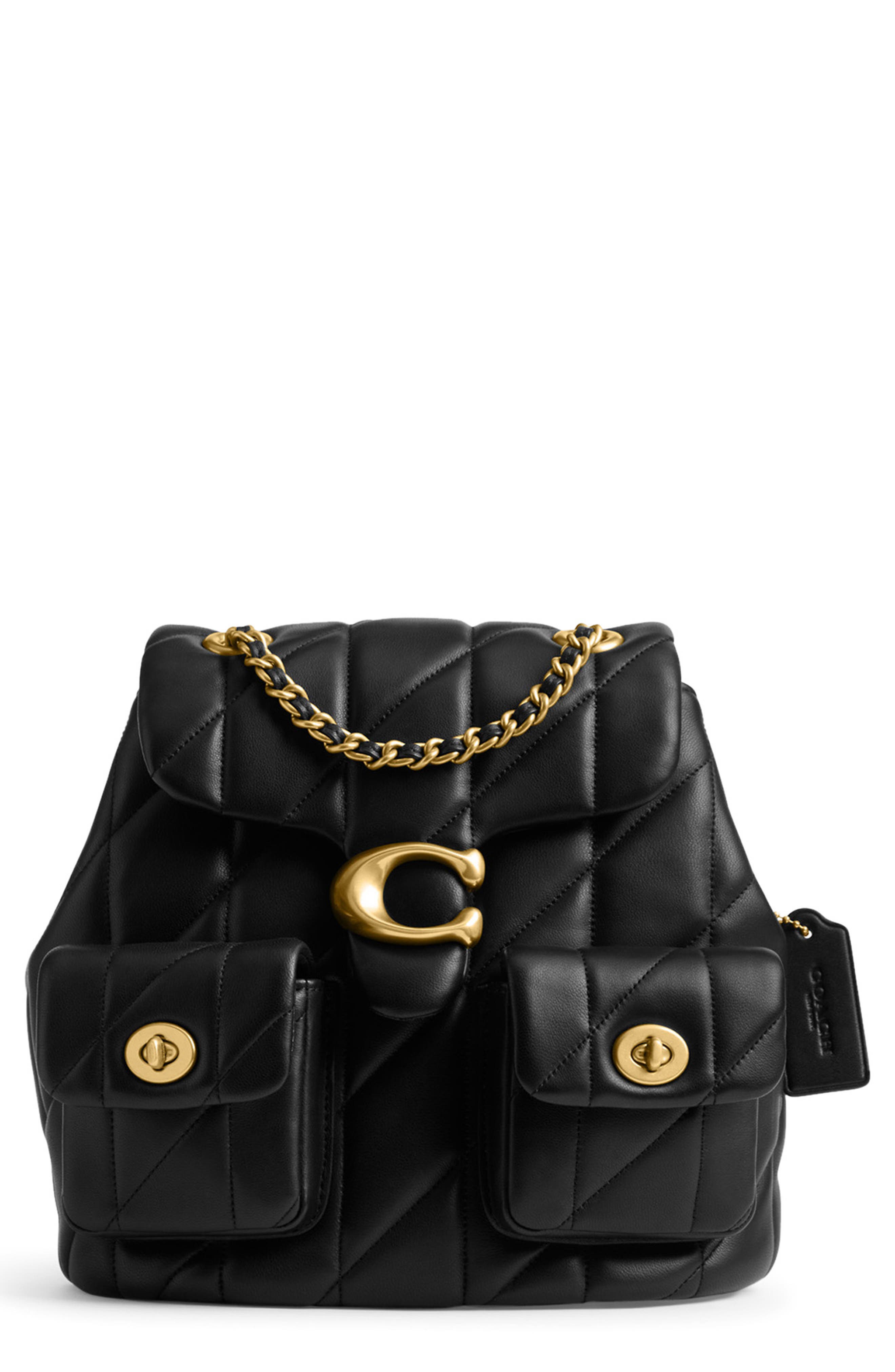 COACH Tabby Quilted Leather Backpack