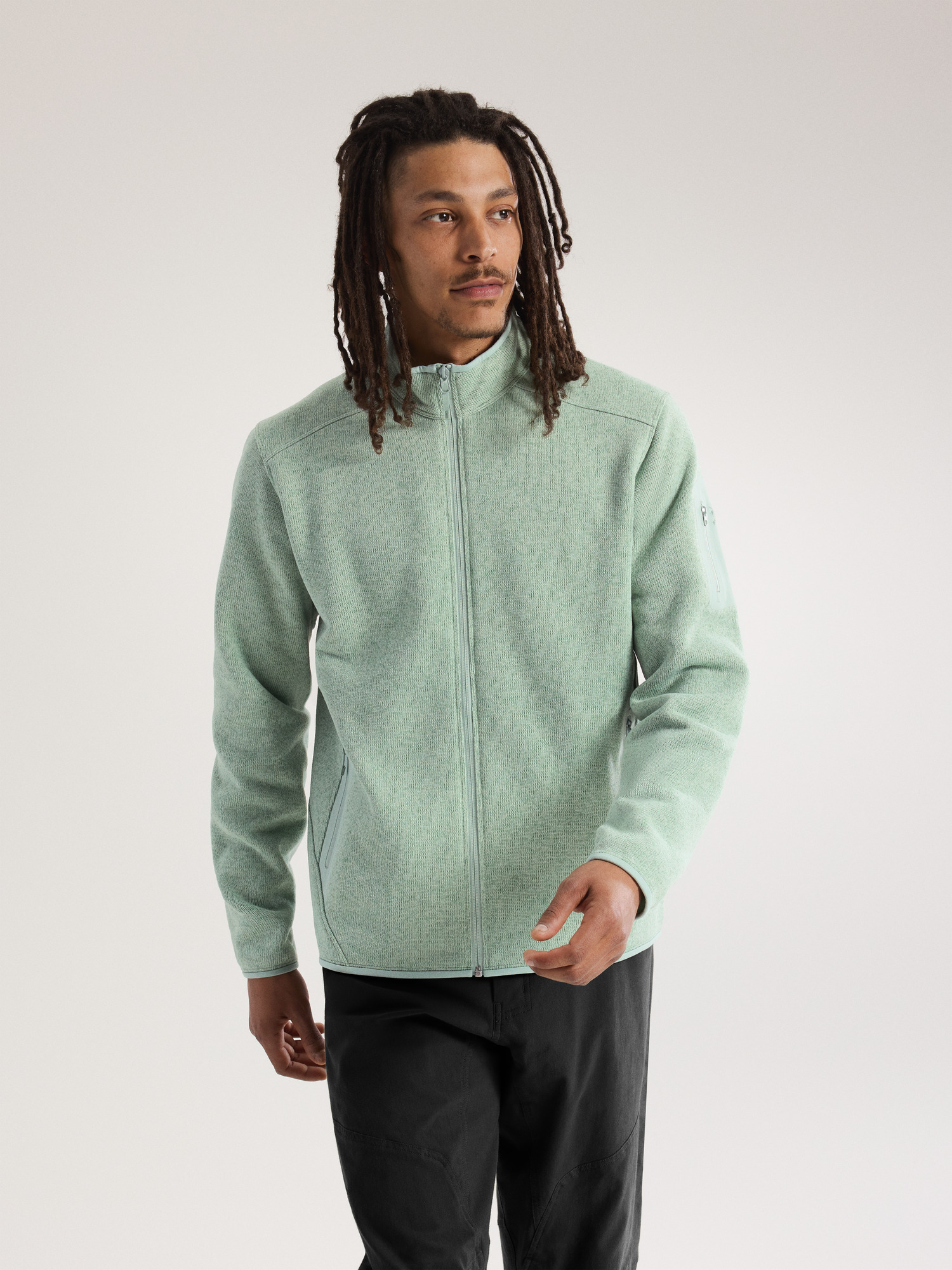 Arcteryx Covert 始祖鸟男士夹克 Stone Green Heather XS