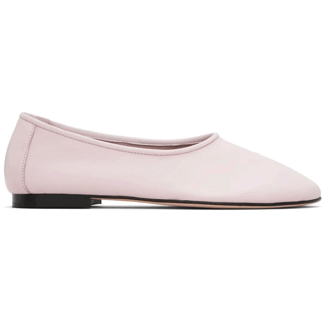 BY FAR Pink Prudence Ballerina Flats