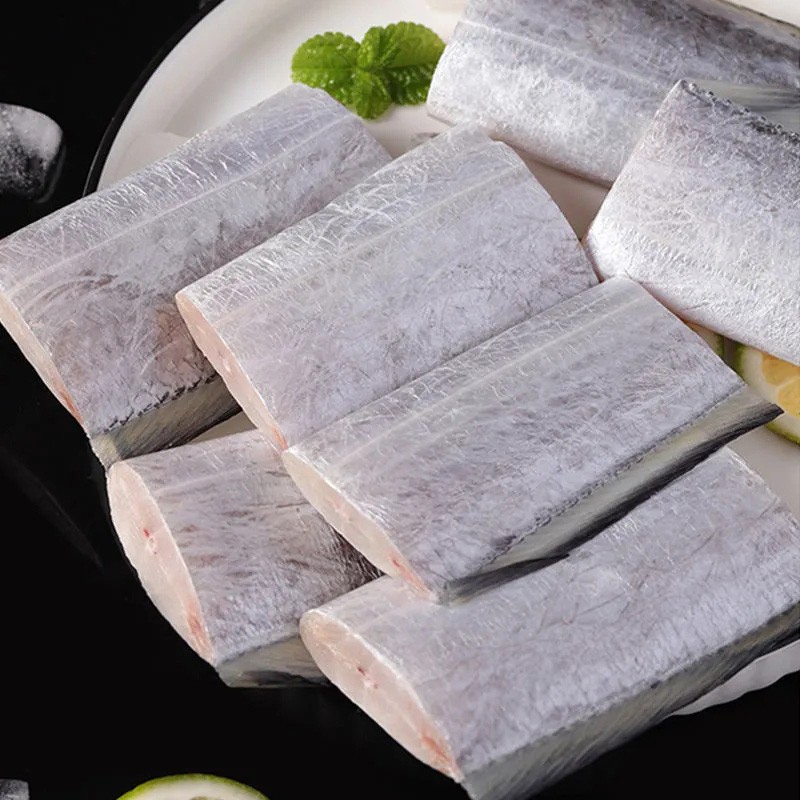 新鲜鱼类海鲜水产 生鲜 带鱼5斤装中号段