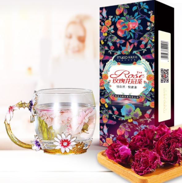 19.9元包邮！木果庄园 玫瑰花茶干玫瑰30g约65朵