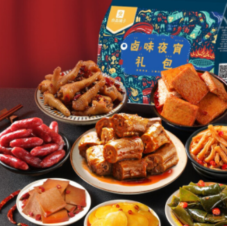 17.9元！良品铺子麻辣零食大礼包405g