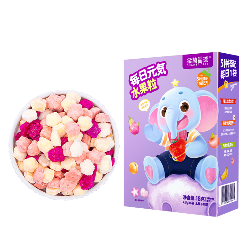 象爸星球元气水果粒水果粒溶豆