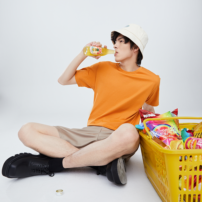 拍3件！【网易严选】男士纯棉纯色短袖