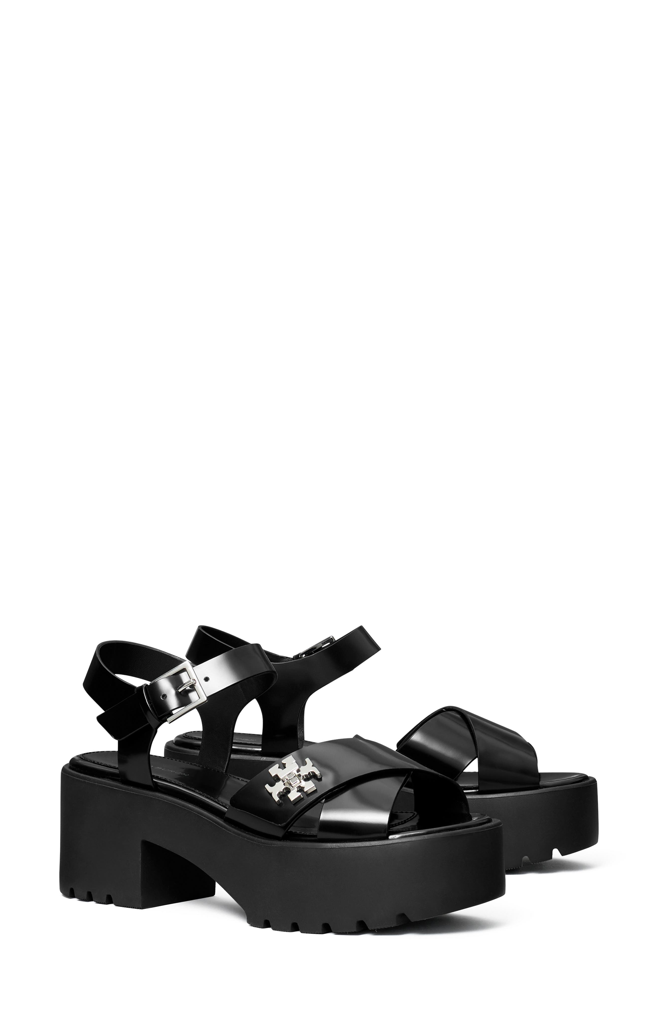 Tory Burch Turnlock Lug Sole Platform Sandal