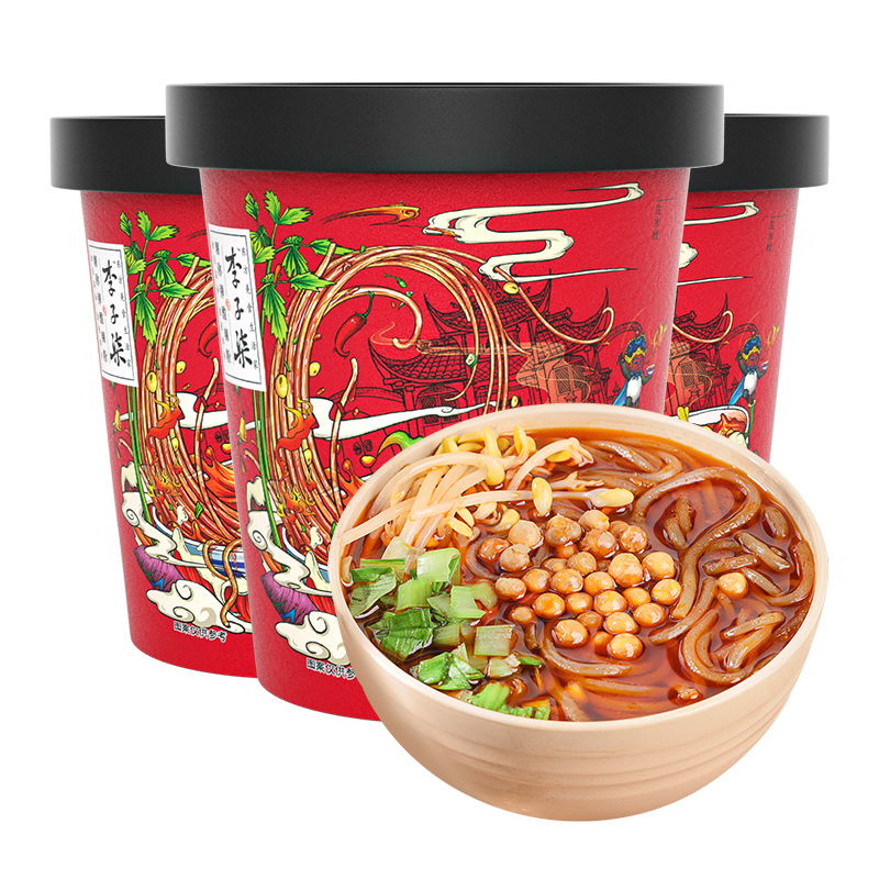 【李子柒】酸辣粉桶装红薯粉3桶