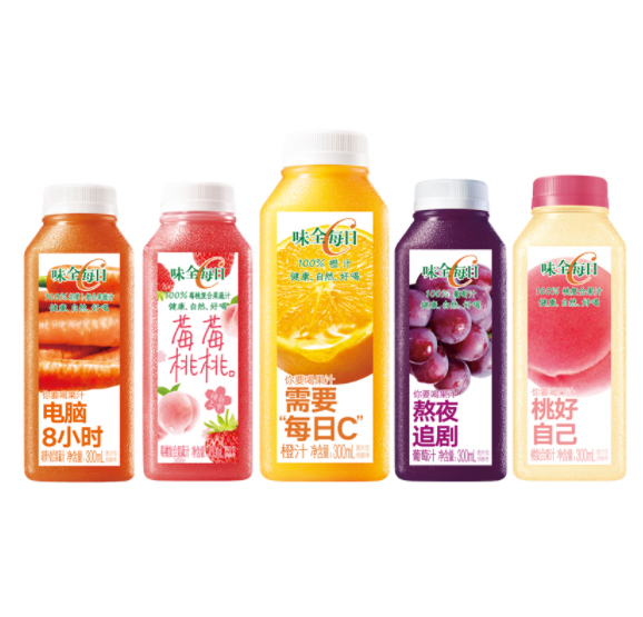 59.9元包邮！味全每日C果蔬汁300ml*12瓶
