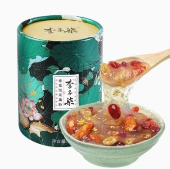24.9元！李子柒桂花坚果藕粉258g（凑单包邮）