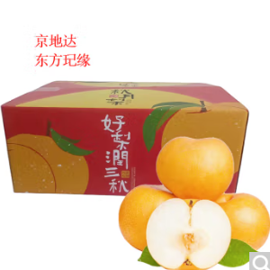 29.9元包邮！东方玘缘 正宗山东秋月梨净重4.5斤精选大果280g+