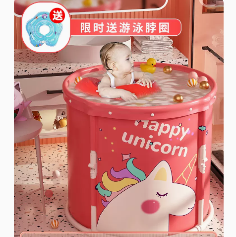 138元包邮！婴儿游泳桶家用宝宝游泳池