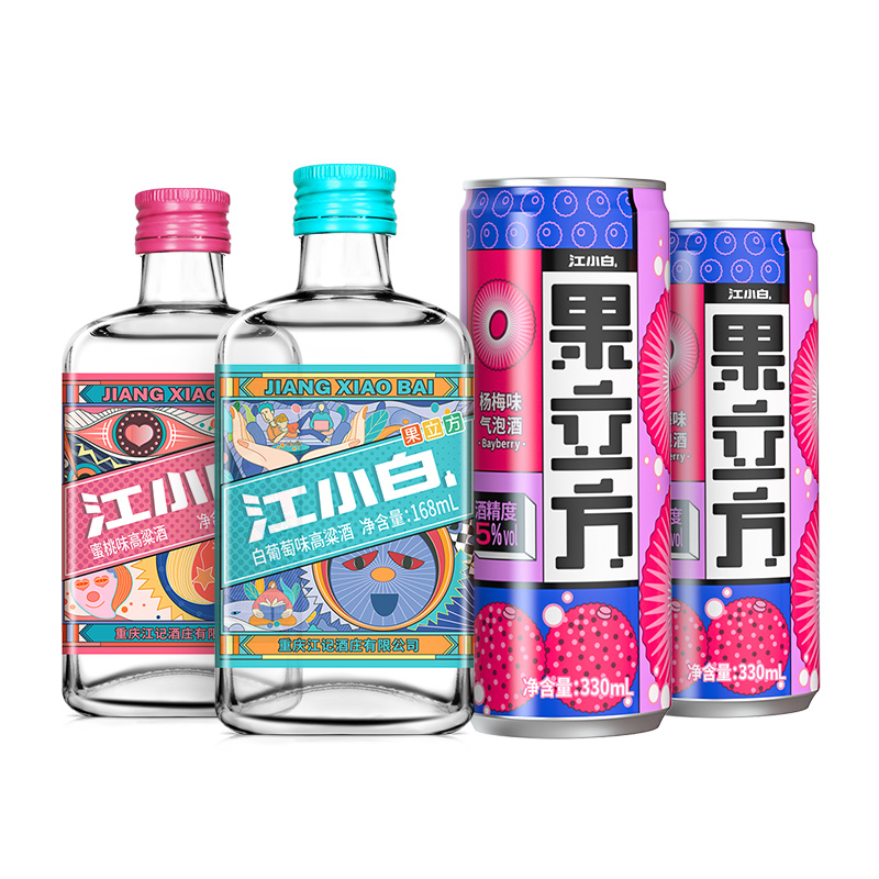 【买1发4】江小白果立方微醺果酒