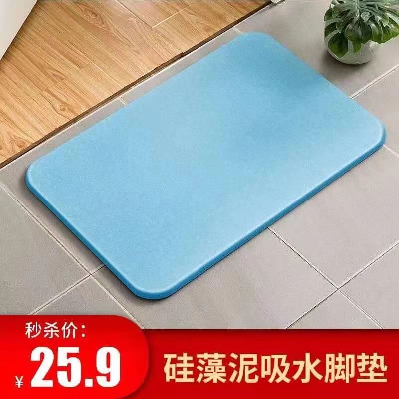 519  硅藻泥吸水脚垫60cm*39cm