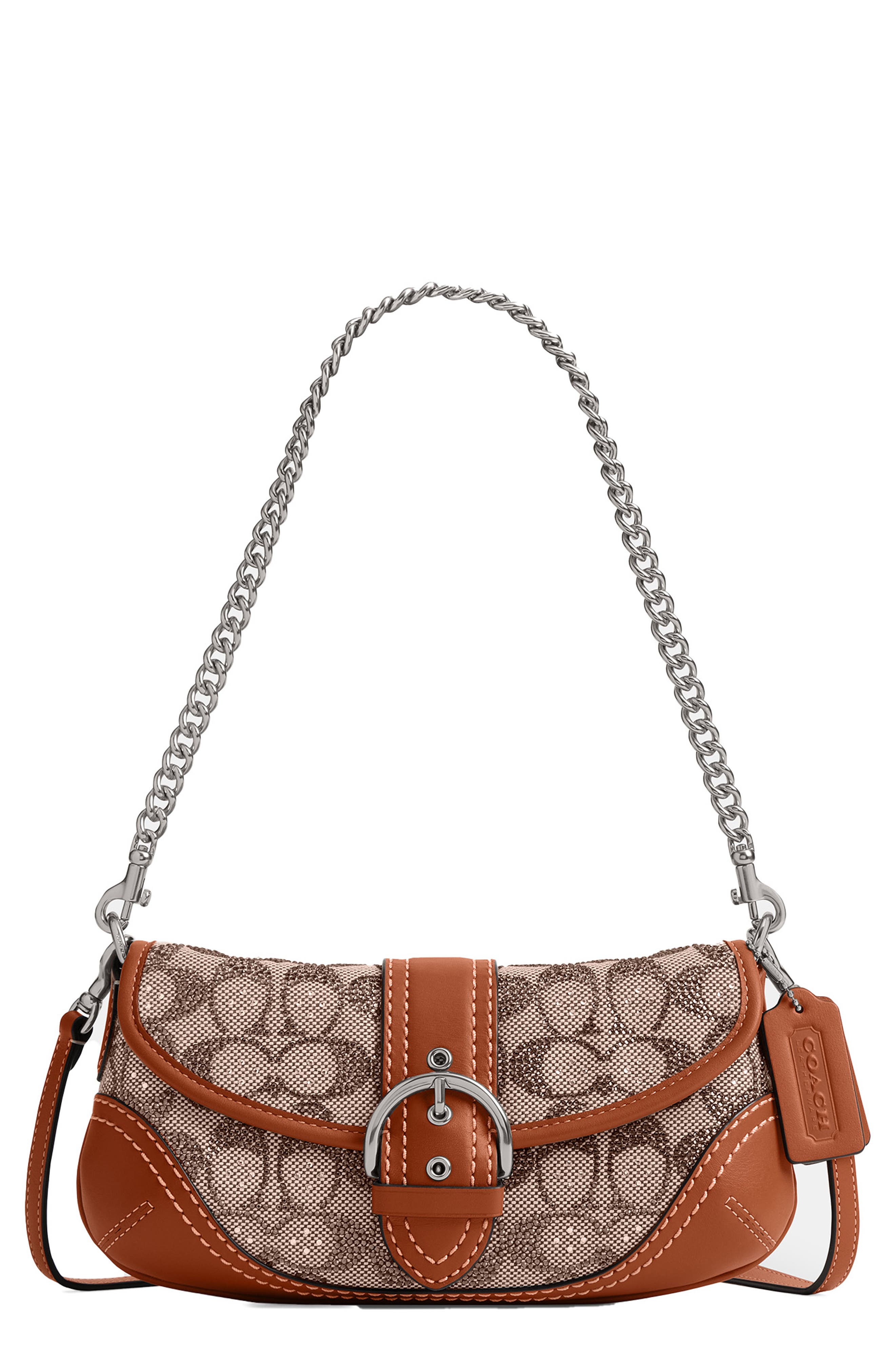 COACH Soho 25 Crystal Signature Jacquard Shoulder Bag