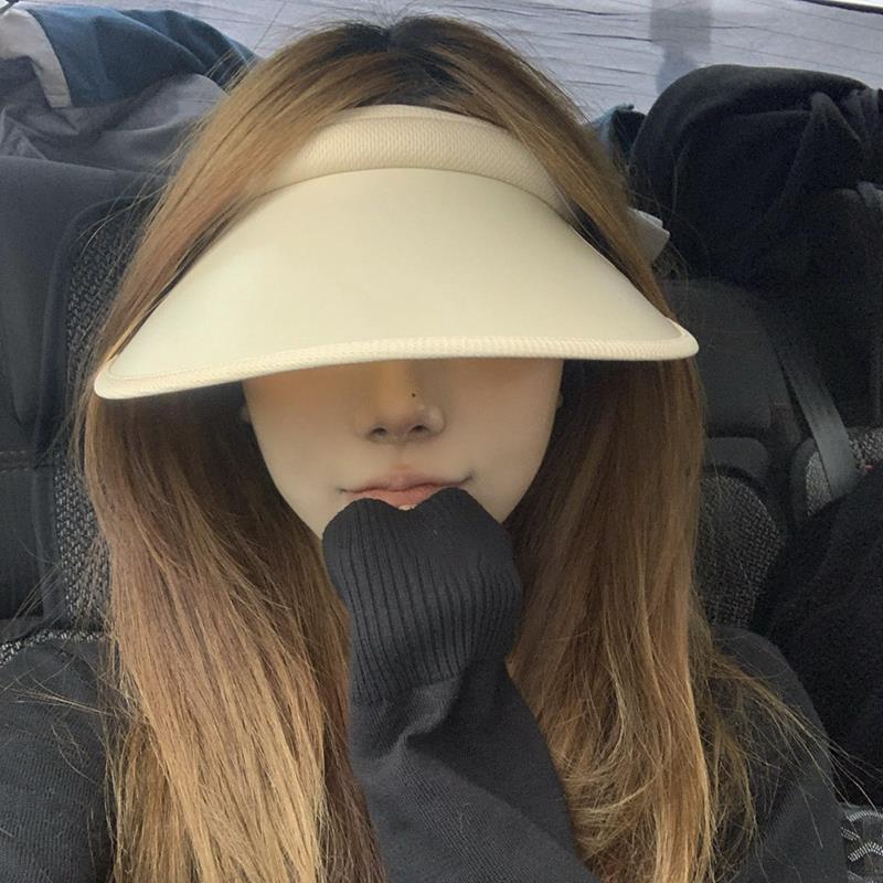 晚晚同款防紫外线空顶太阳帽遮阳帽女