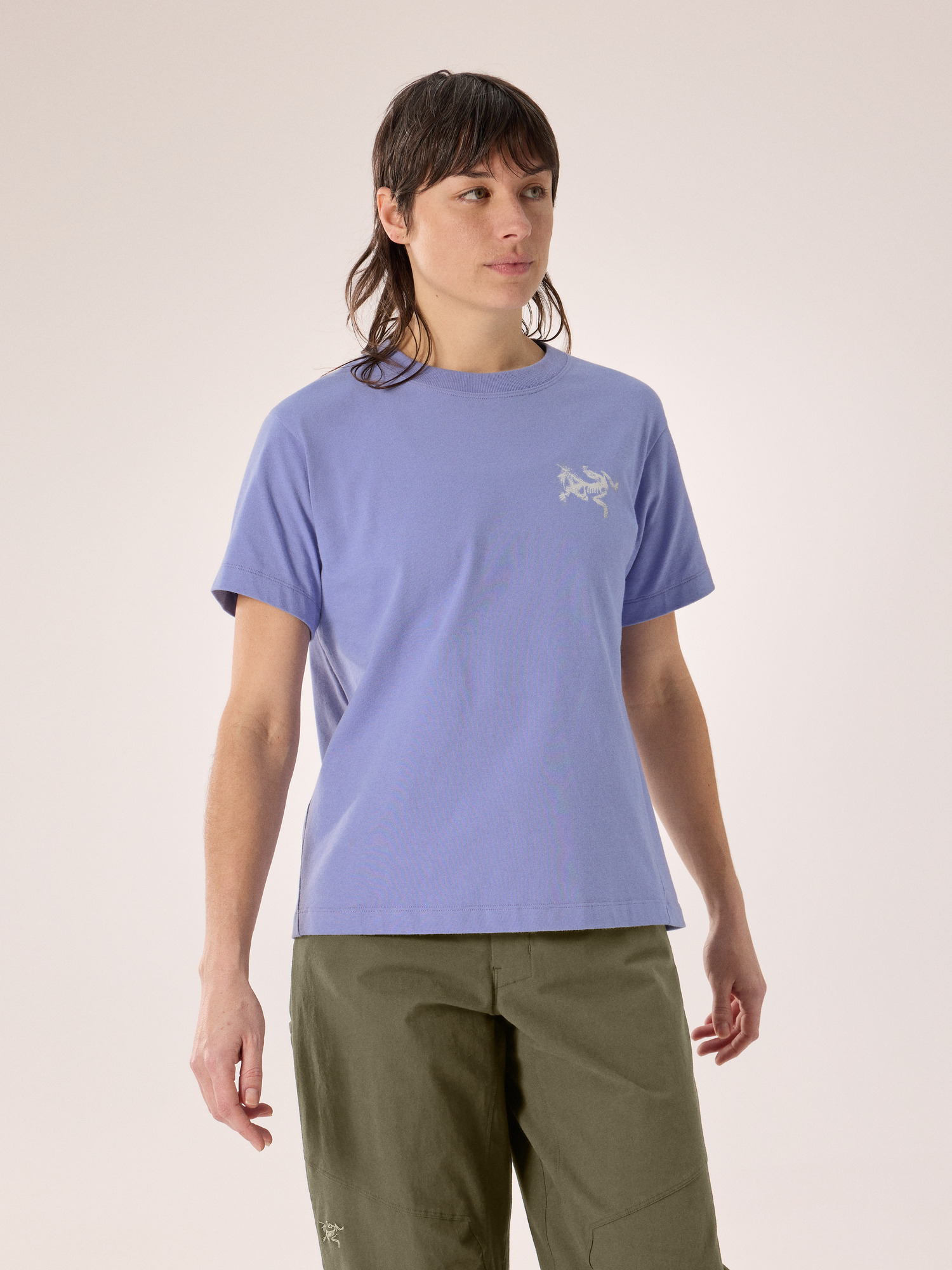 Arcteryx Kragg Cotton Bird Tile Crew Shirt SS Women's