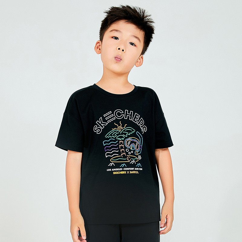 Skechers斯凯奇童装春夏新款Barrel联名