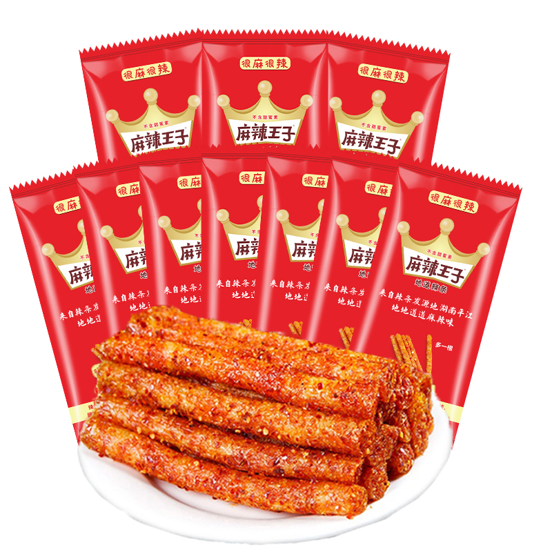 麻辣王子辣条小零食220g麻辣味