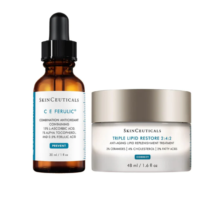 SkinCeuticals修丽可 早C晚P精华套装