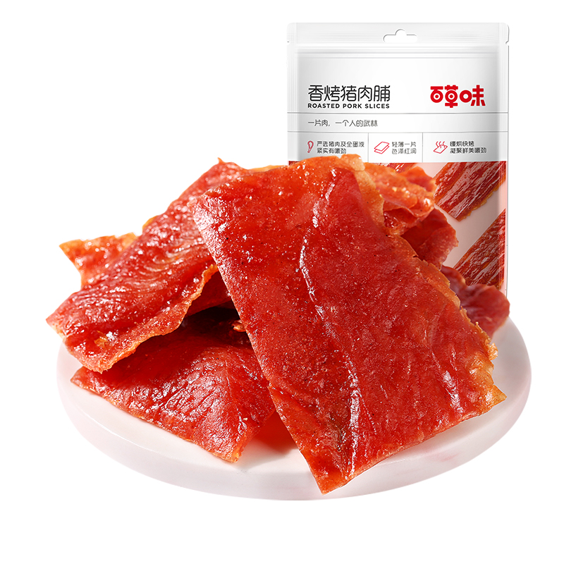 百草味香烤猪肉脯150g