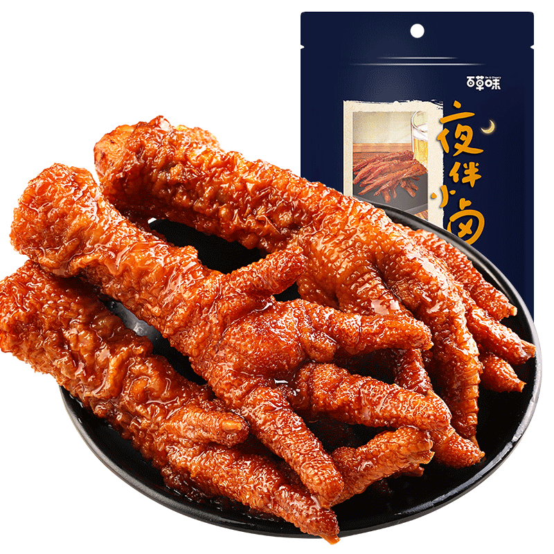拍2件！百草味虎皮凤爪共320g