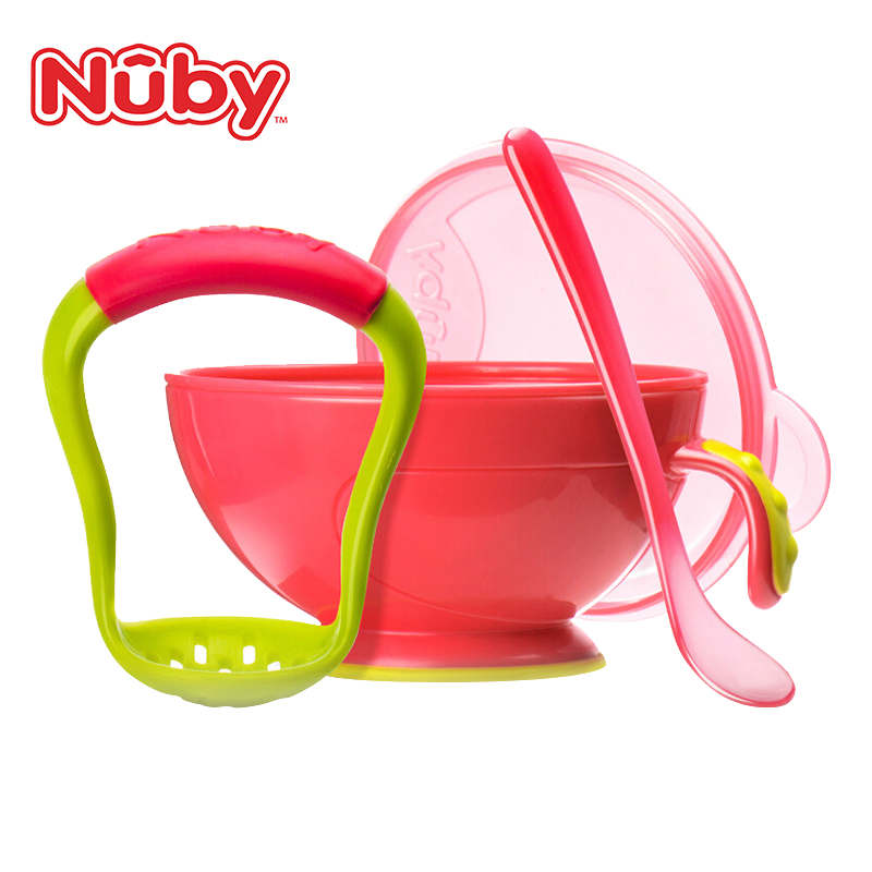 【NUBY努比】宝宝辅食研磨碗4件套