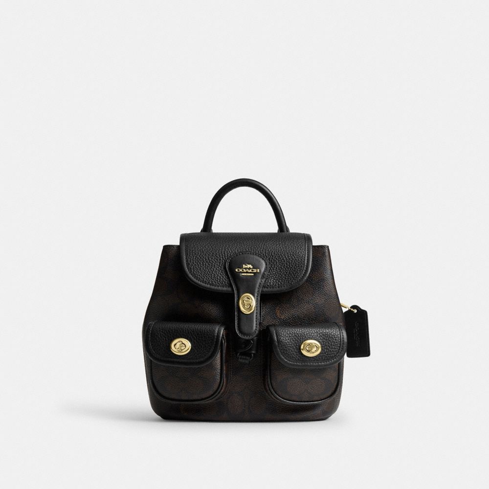 coach hadley backpack in signature canvas CBH10-IMXAQ