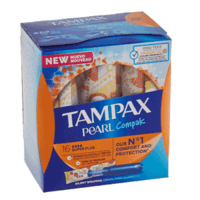 TAMPAX丹碧丝 珍珠系列塑胶导管式卫生棉条 128支