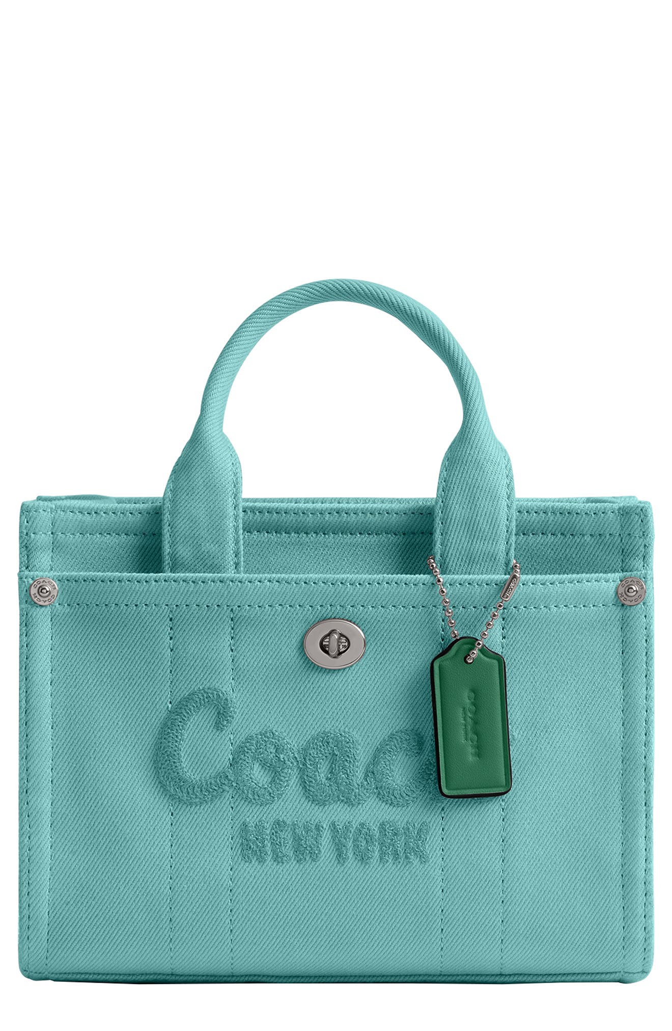 COACH Denim Cargo Tote