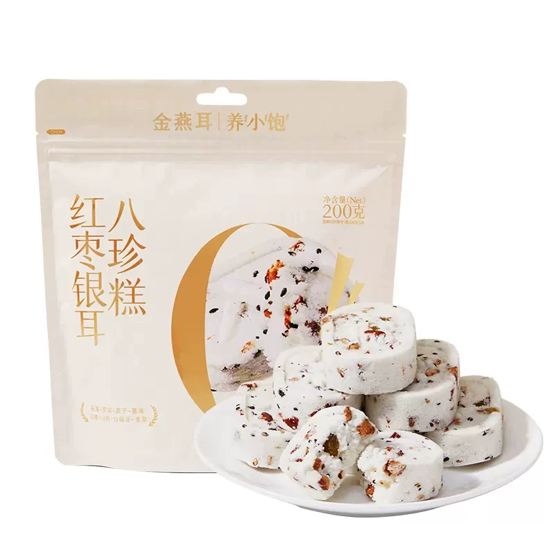 爆款金燕耳山药红枣无糖银耳八珍糕营养点心