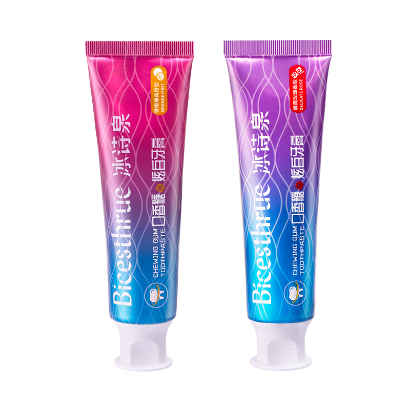 【可签到】冰诗泉香糖味炫白牙膏120g*2支