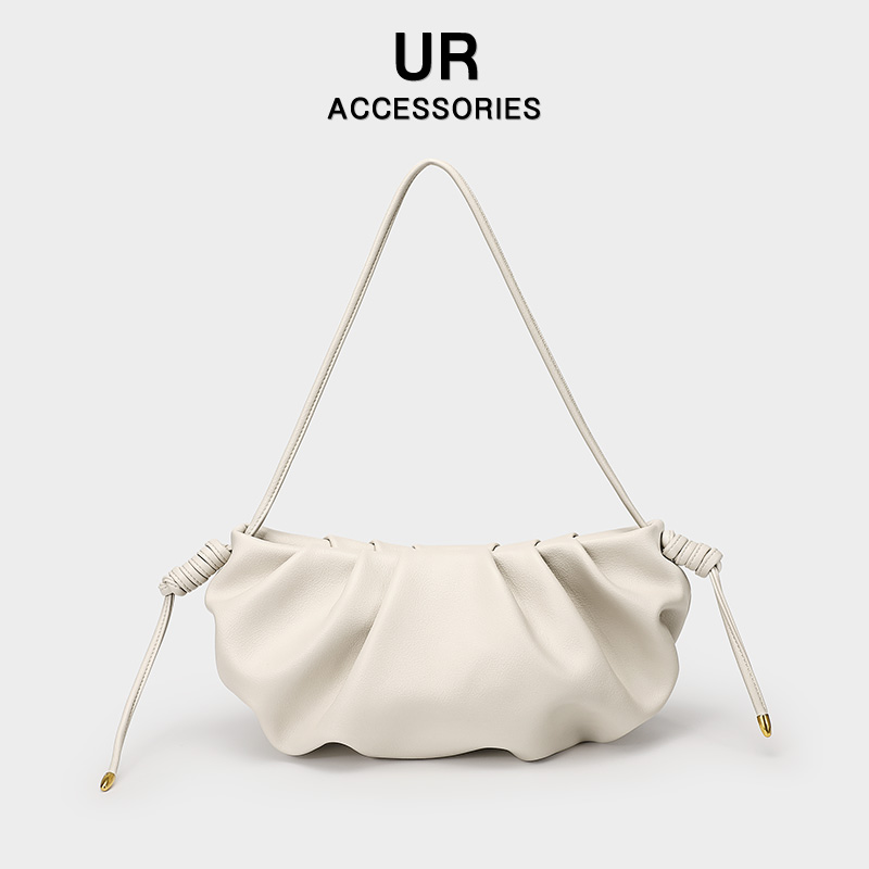 【春季新品】UR女包软皮绳结云朵包