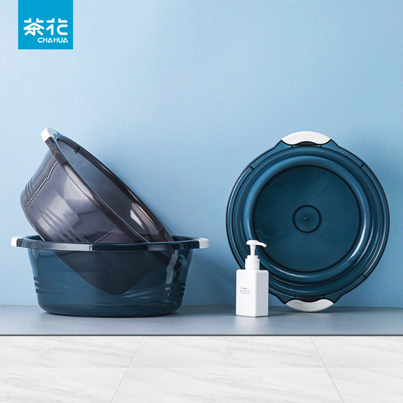 茶花脸盆塑料盆加厚耐用盆子