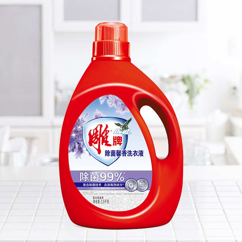 【天猫速运】雕牌除菌馨香洗衣液14斤