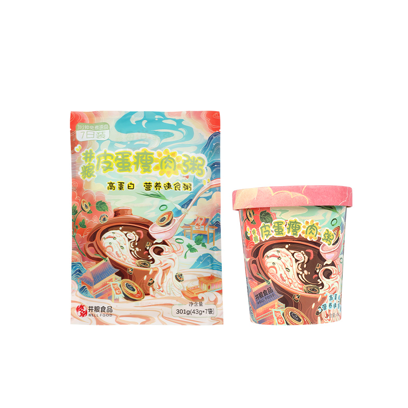 【可签到】速食皮蛋瘦肉粥1碗装