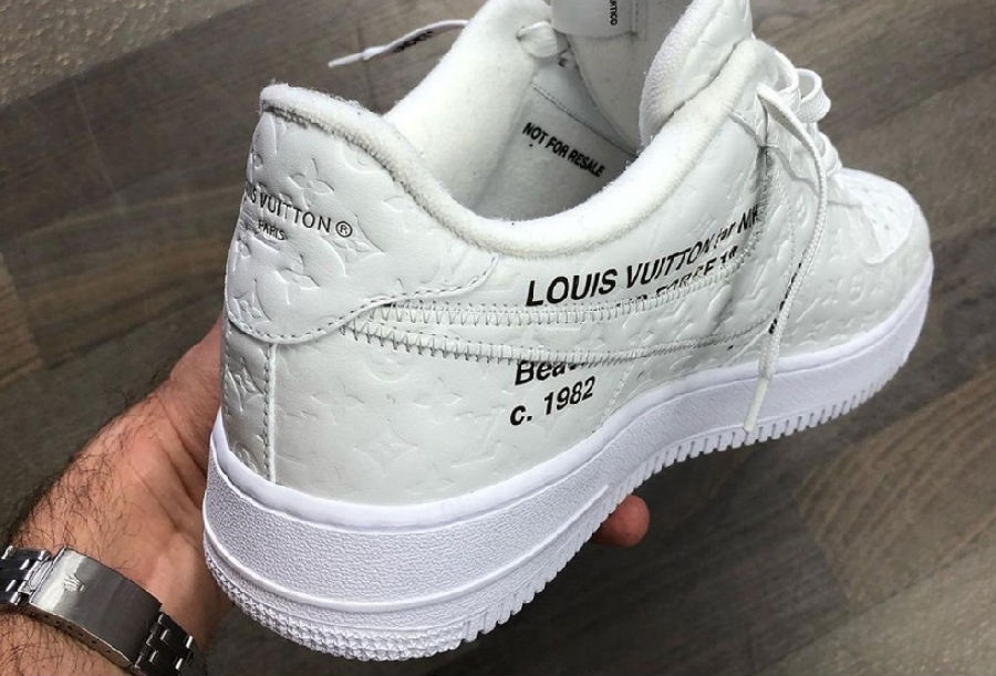 lv x af1 联名实物曝光!